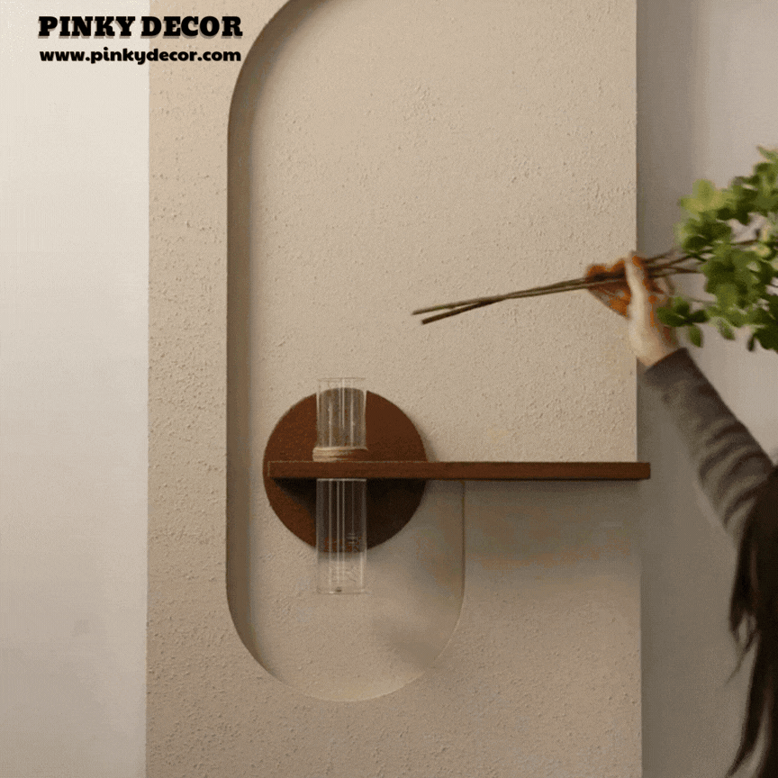 Modern LED Wall Art with Built-in Planter | Space-Saving Wall Decor for Small Living Rooms #1