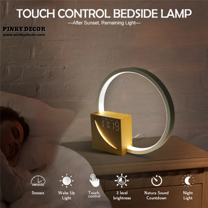 Touch Lamp with Alarm & Natural Sounds