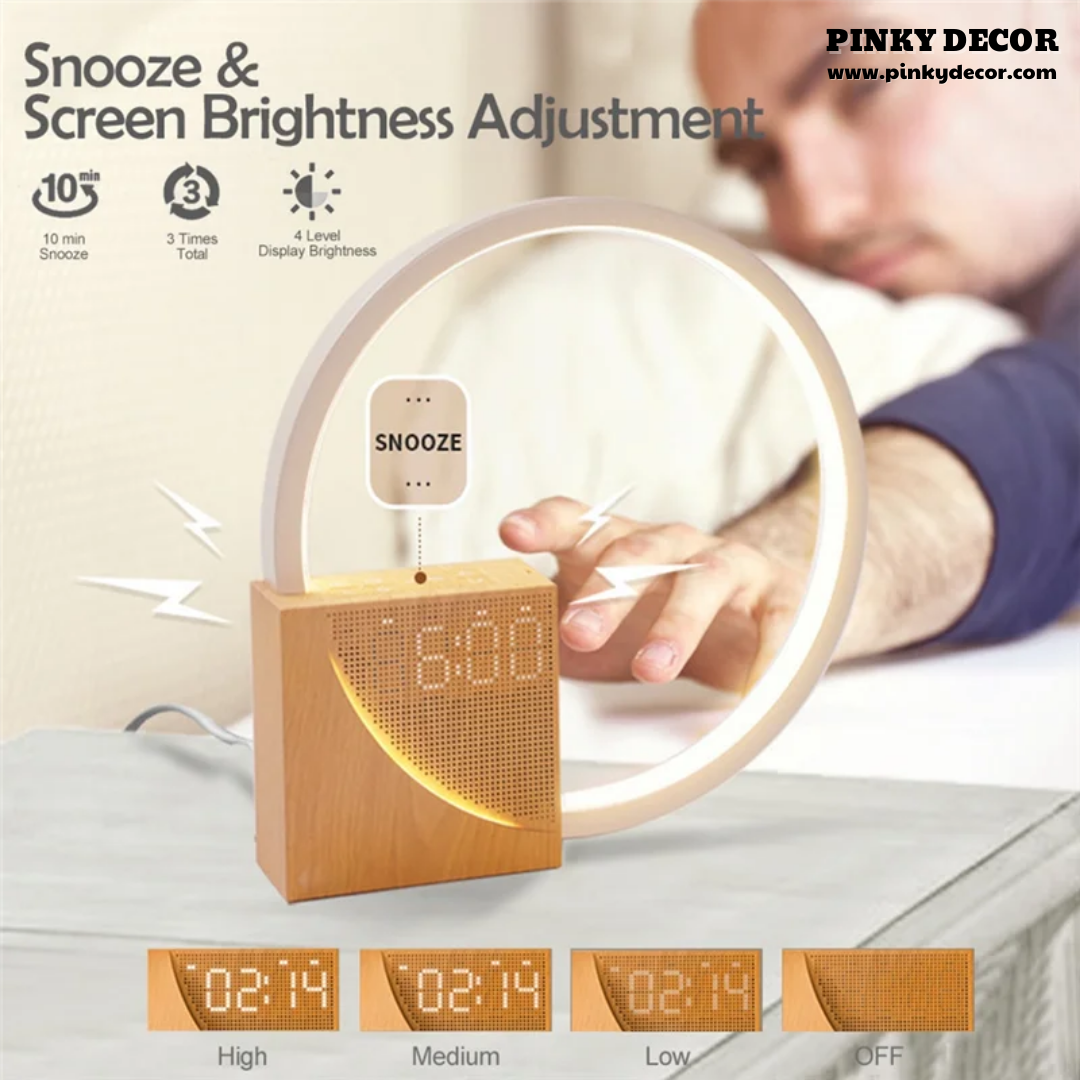 Touch Lamp with Alarm & Natural Sounds